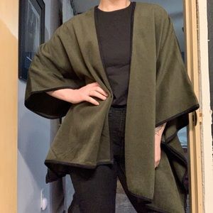 Deep Green Cape/Poncho